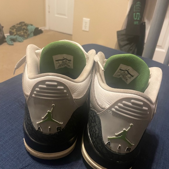 Jordan 3 Chlorophyll size 11 with box - Picture 4 of 5